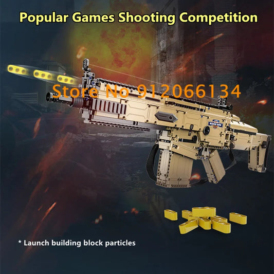 Rifle 76CM Military Function Toys Gun