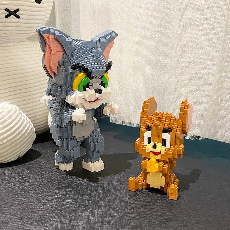 tom et jerry figurine de construction