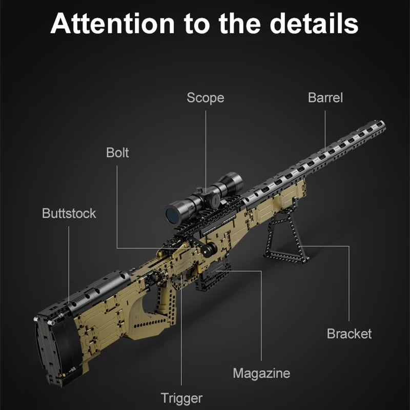 Police Military Weapon Sniper Rifle WW2 For