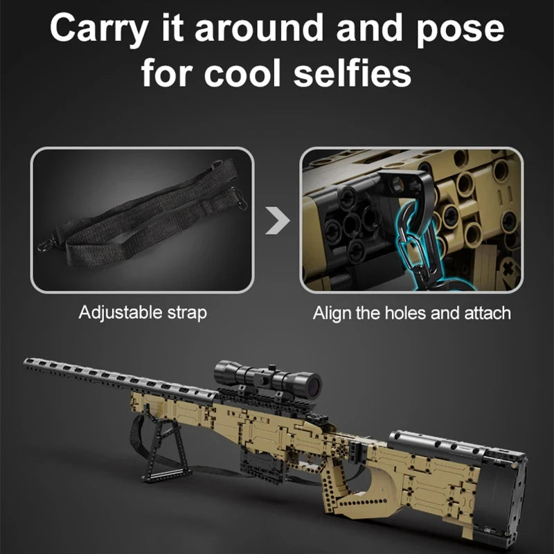 Police Military Weapon Sniper Rifle WW2 For
