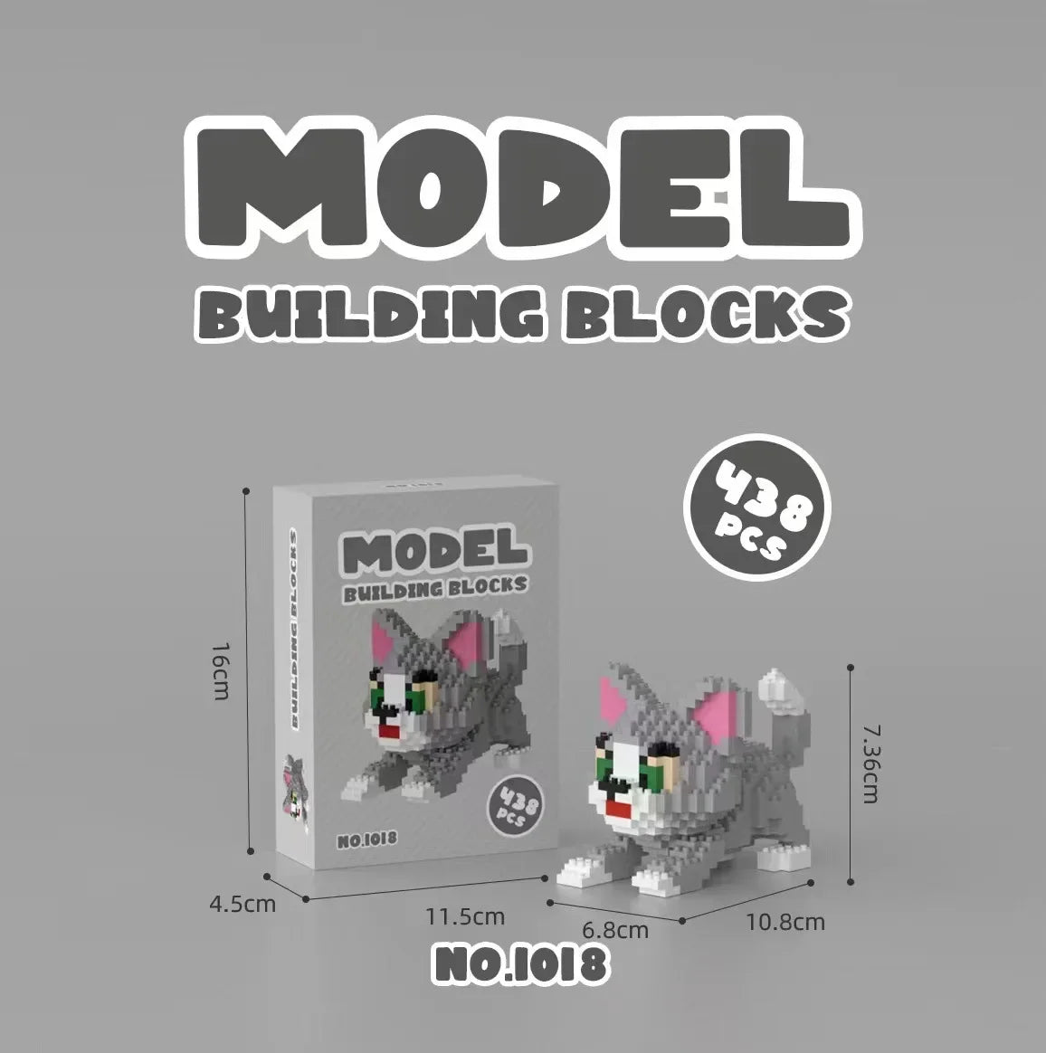 Tom And Jerry Micro Building Blocks Cheese ( plusieurs model disponible dans l'article )
