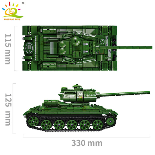 WW2 Military T-34 Tank ( plusieurs model disponible dans l'article )