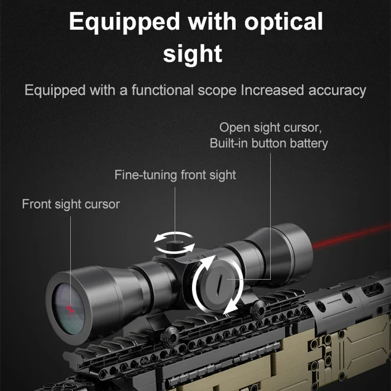 Police Military Weapon Sniper Rifle WW2 For