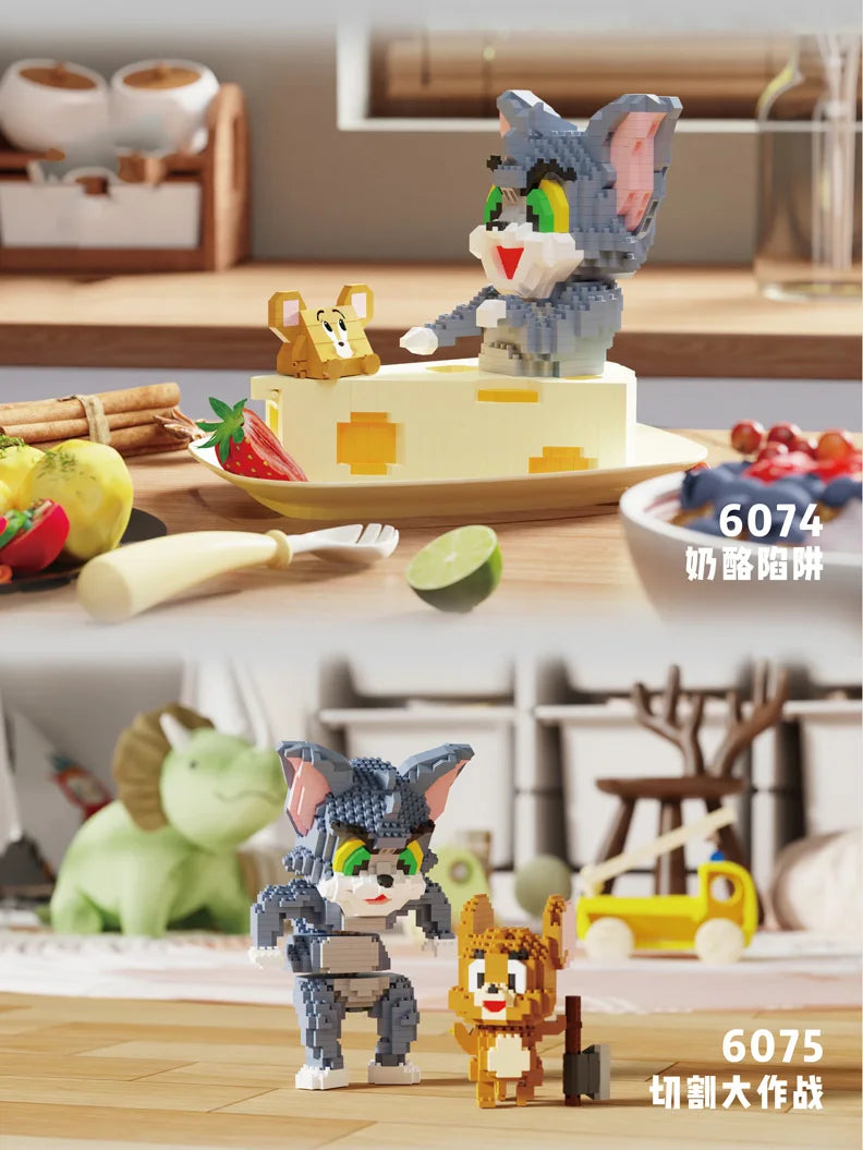 tom et jerry figurine de construction
