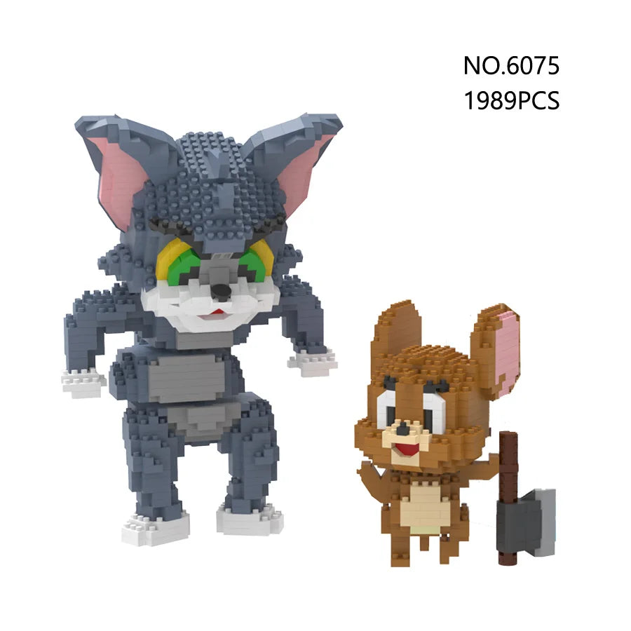 tom et jerry figurine de construction