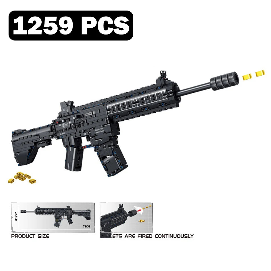 Military Army Weapons M416 - QBZ95