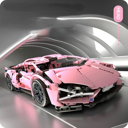 Pink Racing Sports car
