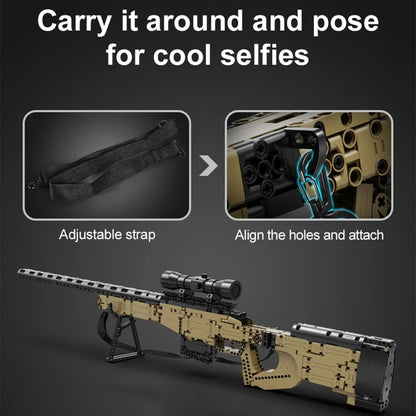 Police Military Weapon Sniper Rifle  WW2 For
