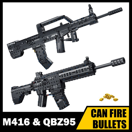 Military Army Weapons M416 - QBZ95