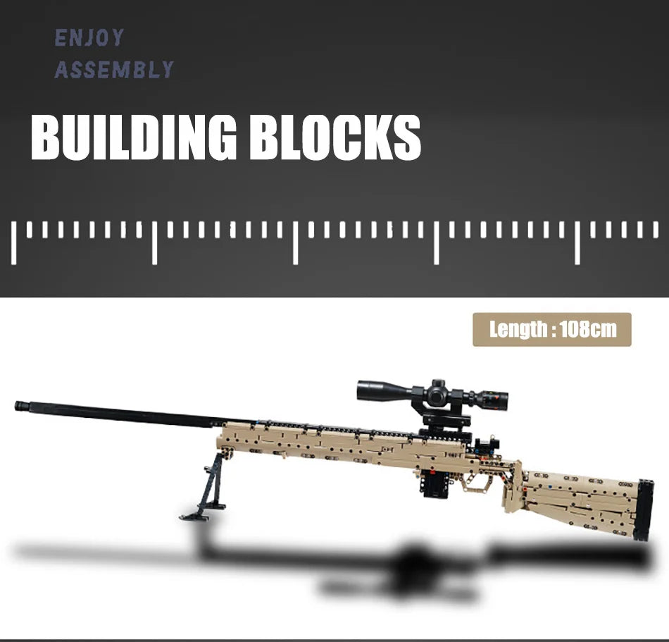 Military Gun MK14 Battle Rifle Army M24 Sniper Rifle