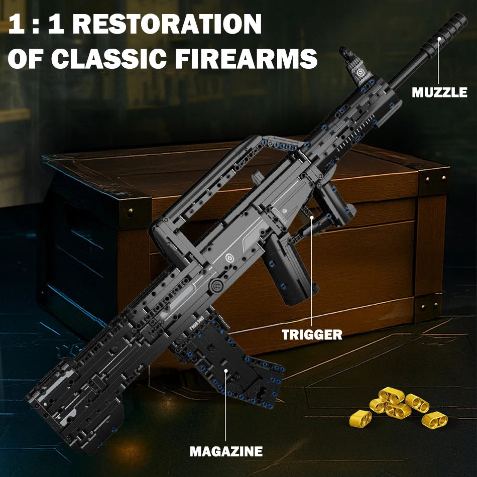 Military Army Weapons M416 - QBZ95