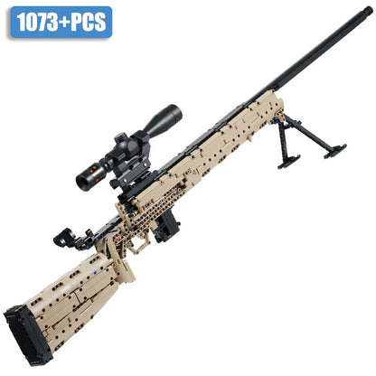 Military Gun MK14 Battle Rifle Army M24 Sniper Rifle