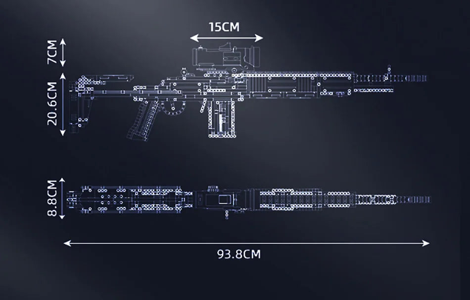 Military Gun MK14 Battle Rifle Army M24 Sniper Rifle