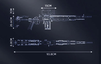 Military Gun MK14 Battle Rifle Army M24 Sniper Rifle