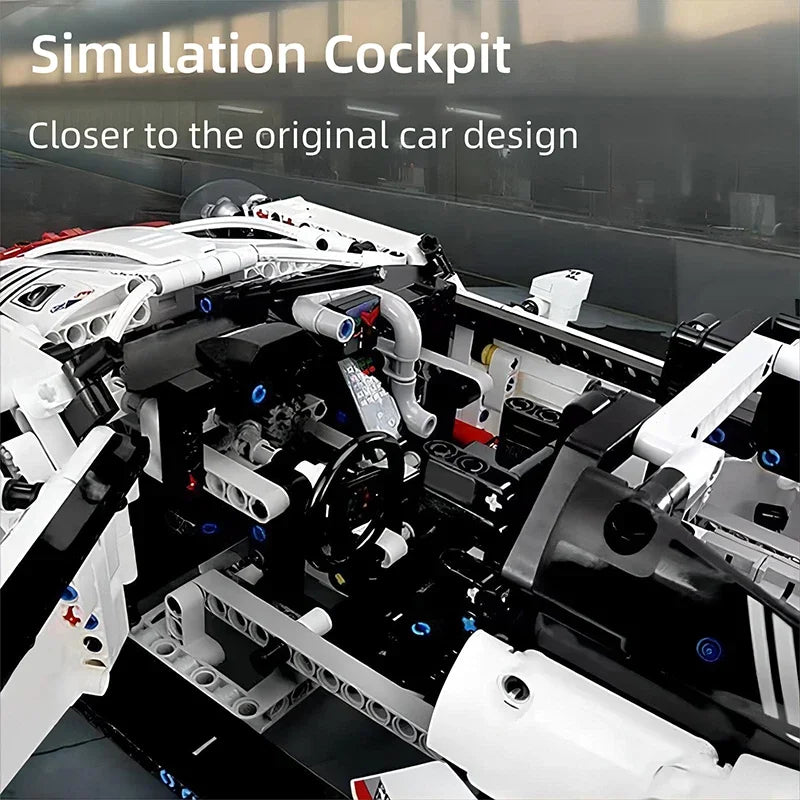 Sport Car Building Blocks  Model voiture Retro Speed