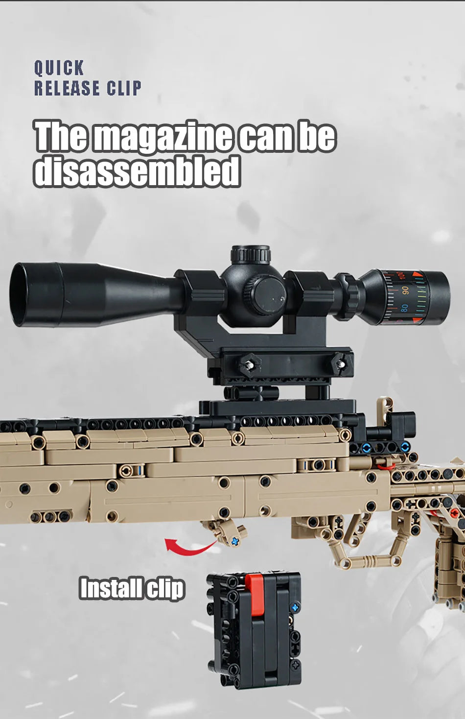 Military Gun MK14 Battle Rifle Army M24 Sniper Rifle
