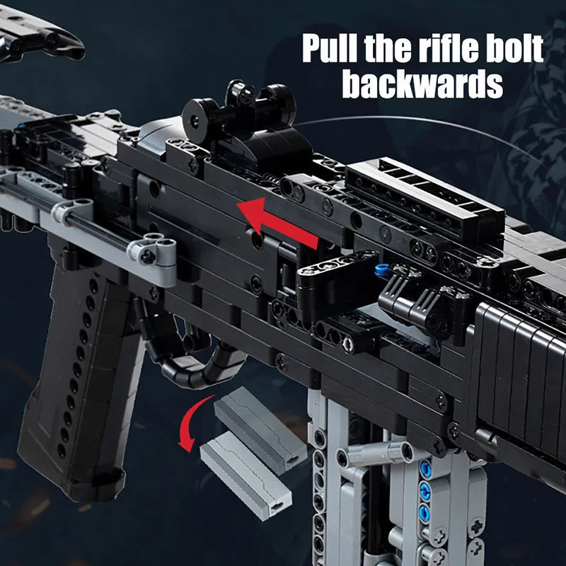 Military Gun MK14 Battle Rifle Army M24 Sniper Rifle