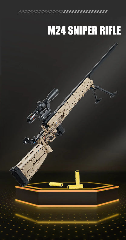 Military Gun MK14 Battle Rifle Army M24 Sniper Rifle