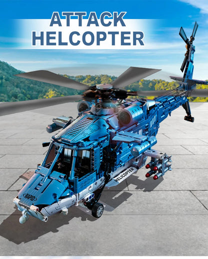 Attack Helicopter Set Army Plane Military