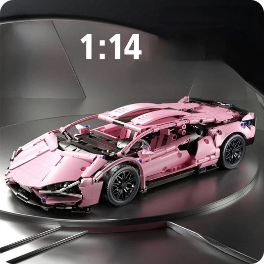 Pink Racing Sports car