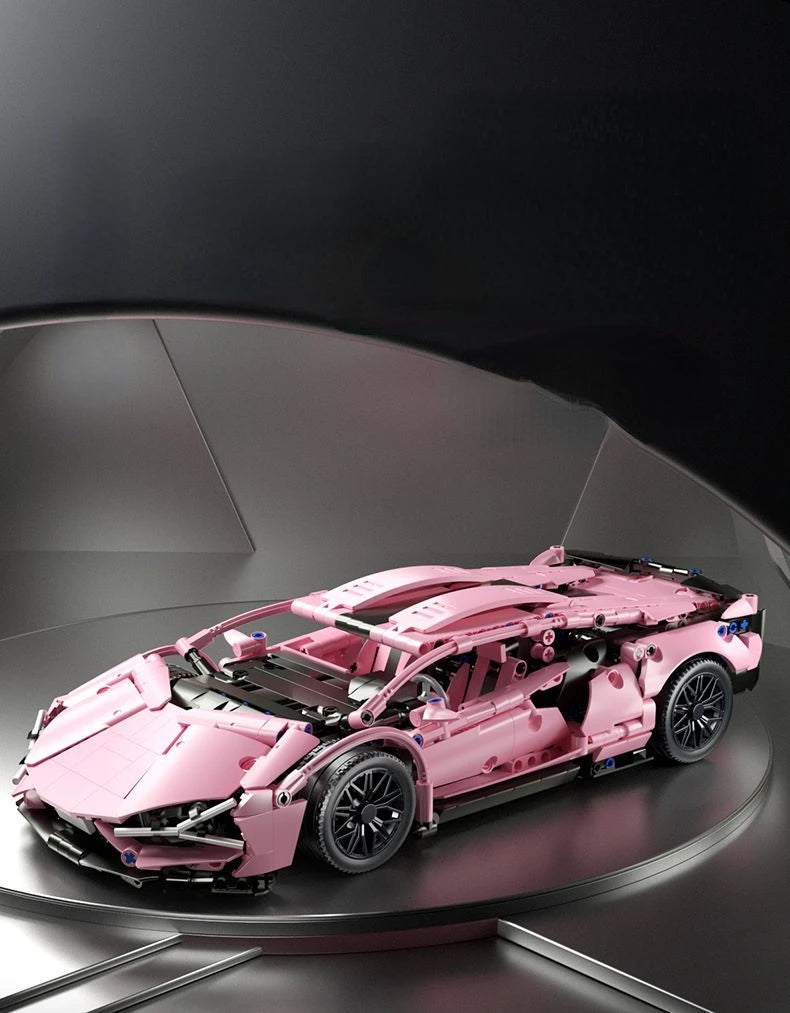 Pink Racing Sports car