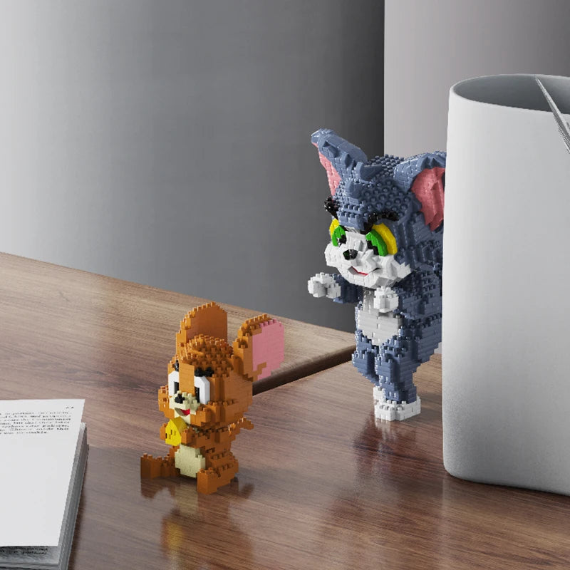 tom et jerry figurine de construction