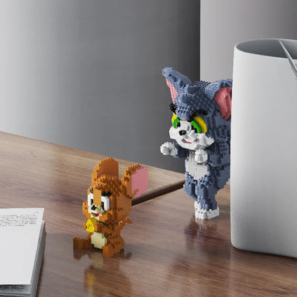 tom et jerry figurine de construction