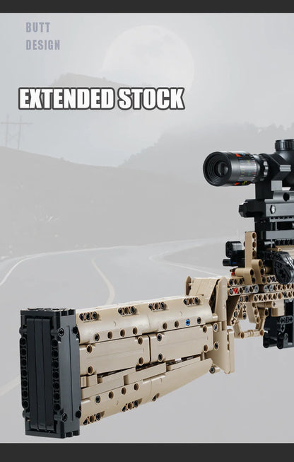 Military Gun MK14 Battle Rifle Army M24 Sniper Rifle
