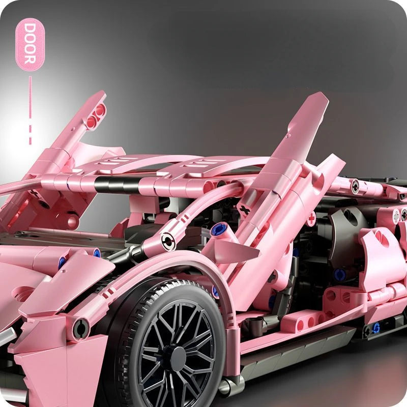 Pink Racing Sports car