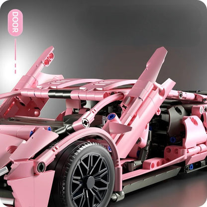 Pink Racing Sports car