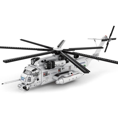 CH-53E Transport Helicopter Building Blocks Army